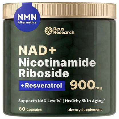 Reus Research NR900 – NAD+ Supplement (80 Capsules)